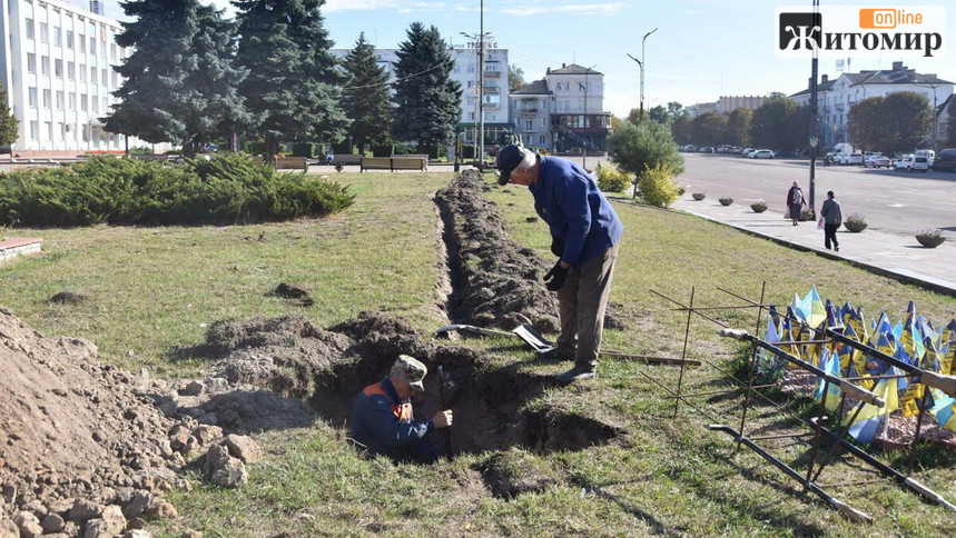 У Коростені готують нове місце для трансляції світлин полонених захисників
