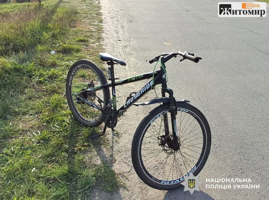 Поліцейські встановлюють обставини ДТП у Житомирському районі, у якій травмувалися двоє дітей