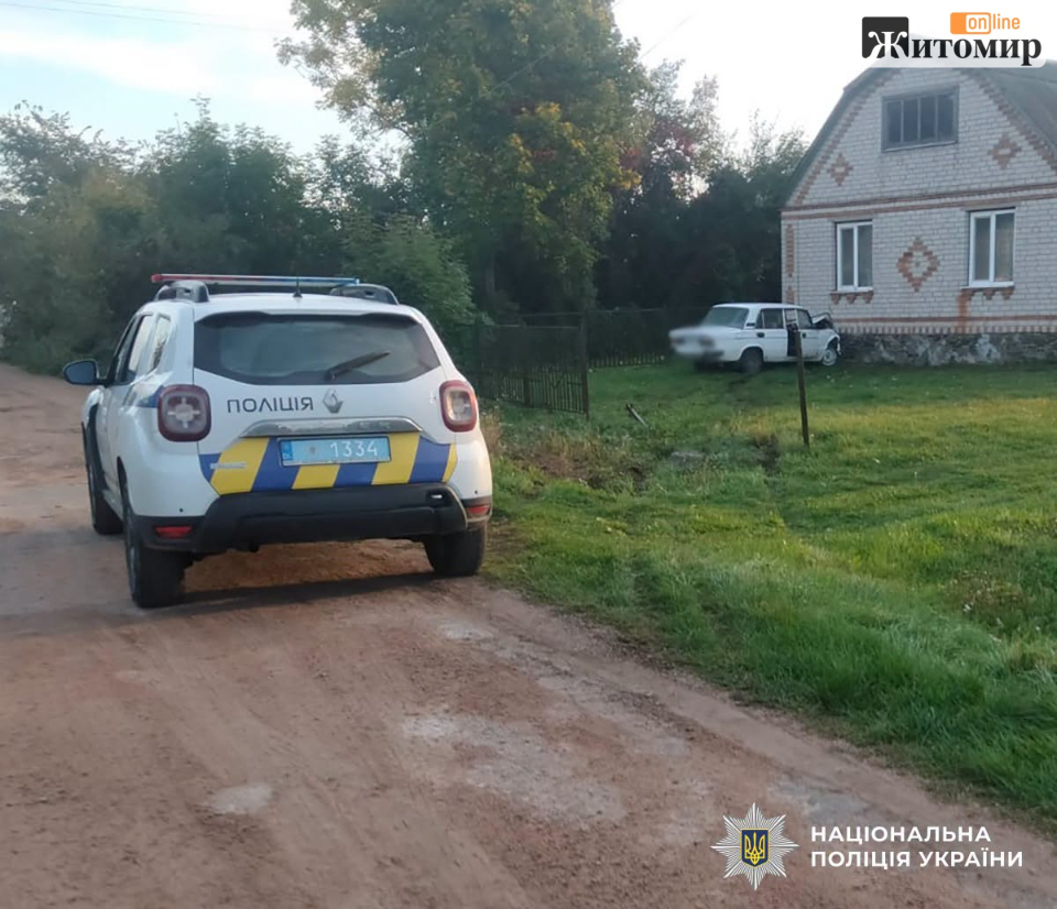 На Житомирщині 16-річна водійка в’їхала у стіну будинку: травмувалися дві дівчини - Події. Джерело: Zhitomir-OnLine На Житомирщині 16-річна водійка в’їхала у стіну будинку: травмувалися дві дівчини - фото №