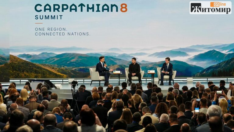 Майже 100 бізнес-проєктів на 40 млрд євро представили на саміті C8 за участю Житомирщини - Інформація. Джерело: Zhitomir-OnLine Майже 100 бізнес-проєктів на 40 млрд євро представили на саміті C8 за участю Житомирщини - фото №