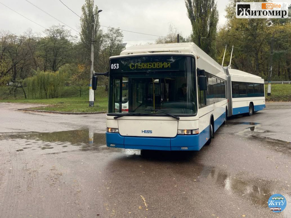 Швейцарські тролейбуси уже на вулицях Житомира: коли вони перевозитимуть пасажирів