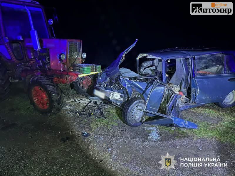 855557019_2033666814014318_412731248909970677_n На Житомирщині ВАЗ врізався в припаркований трактор: загинула 18-річна пасажирка