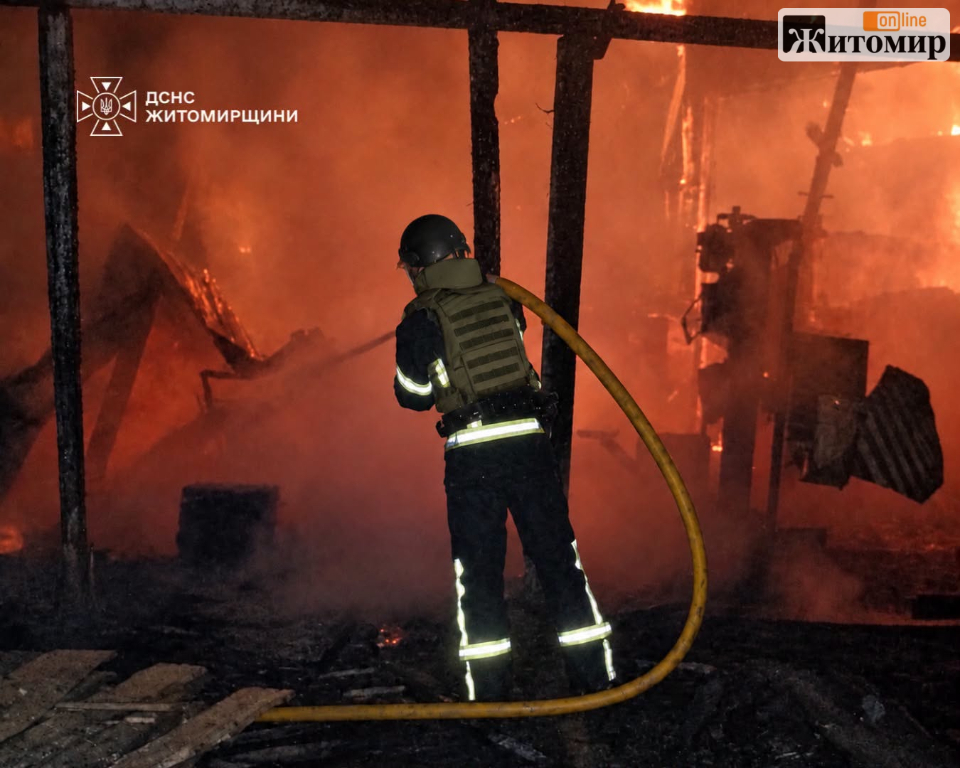 На Житомирщині ворог поцілив по приватному підприємству - Події. Джерело: Zhitomir-OnLine На Житомирщині ворог поцілив по приватному підприємству