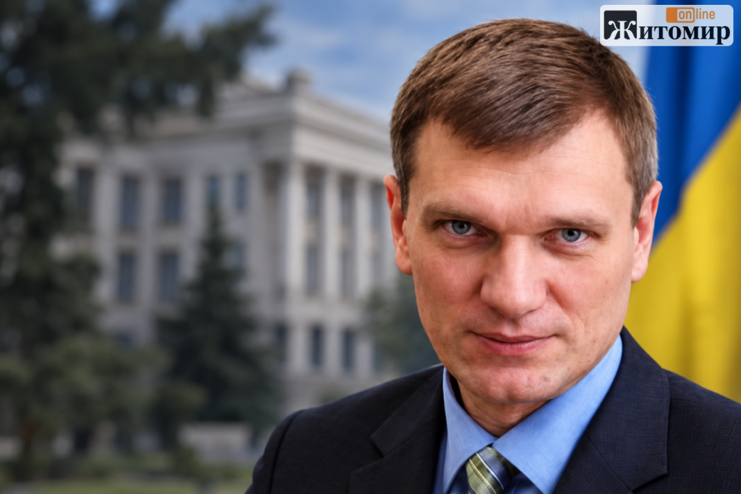 Офіційний портрет на тлі українського прапора Офіційний портрет на тлі українського прапора
