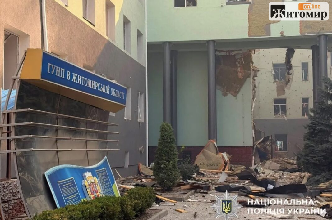 Screenshot Понад 1,2 млн грн коштуватиме проєкт відновлення пошкодженої будівлі поліції в центрі Житомира