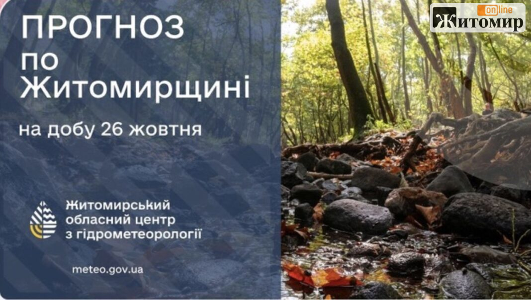 Screenshot У Житомирі 26 жовтня буде до +15°: синоптики дали прогноз на понеділок