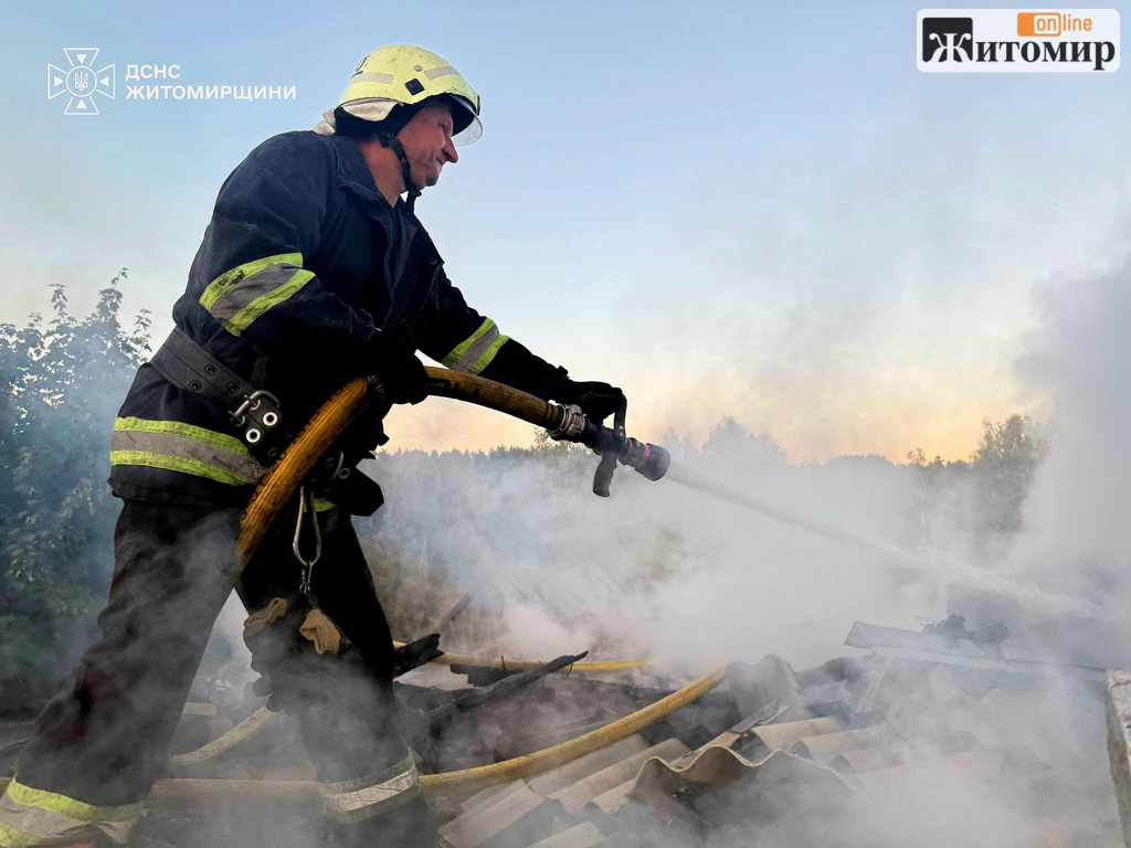 На Звягельщині під час пожежі в будинку загинув 47-річний чоловік