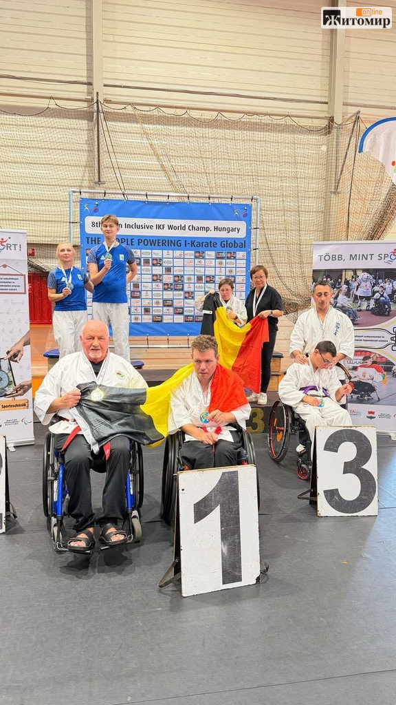 Житомирські паракаратисти вибороли чотири медалі чемпіонату світу - Без категорії. Джерело: Zhitomir-OnLine Житомирські паракаратисти вибороли чотири медалі чемпіонату світу