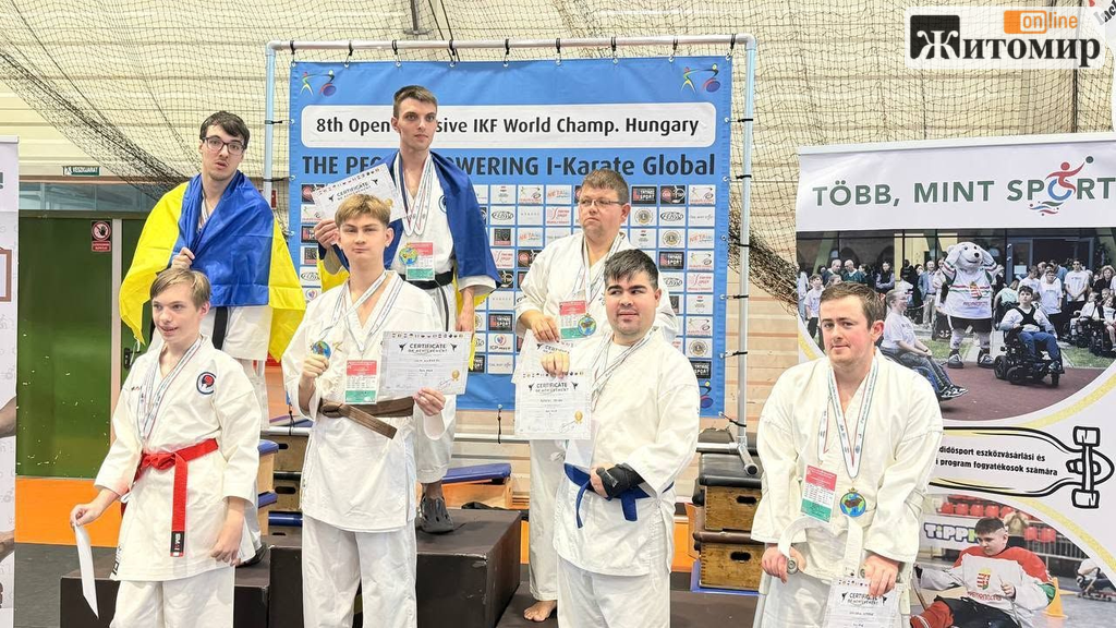 Житомирські паракаратисти вибороли чотири медалі чемпіонату світу - Без категорії. Джерело: Zhitomir-OnLine Житомирські паракаратисти вибороли чотири медалі чемпіонату світу