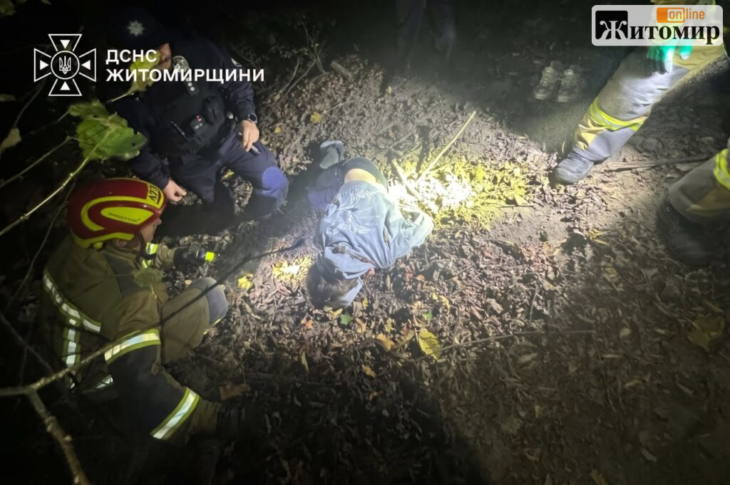 Напівсвідомий стан та 10 метрів висоти: рятувальники витягли хлопця, який зірвався з житомирського мосту