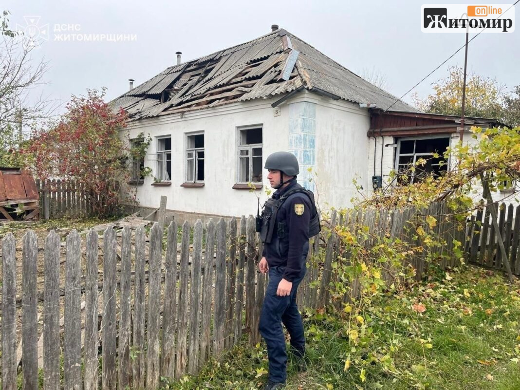 В Овруцькій громаді на Житомирщині після атаки БпЛА госпіталізували трьох людей